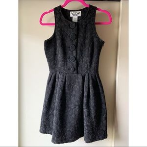 Vintage black BB Dakota brocade dress size…